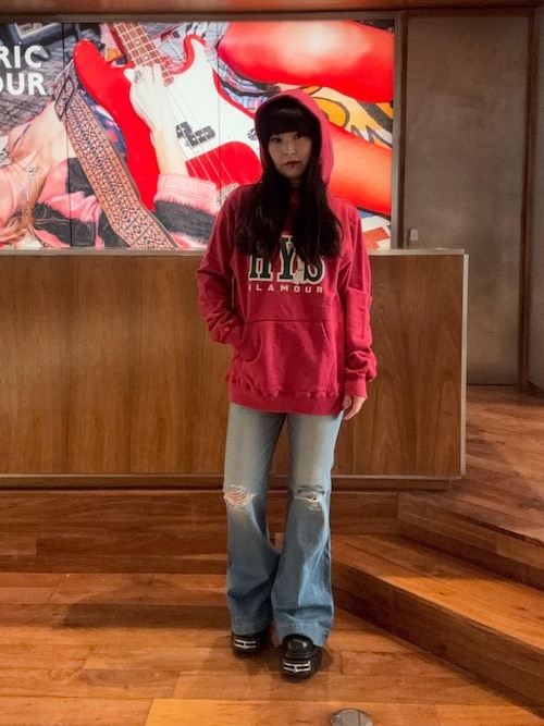 ローライズフレアデニムパンツ（デニムパンツ）｜HYSTERIC GLAMOUR