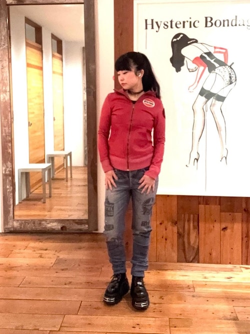 SUPER HYS柄 リバーシブルスウェットパンツ（スウェットパンツ