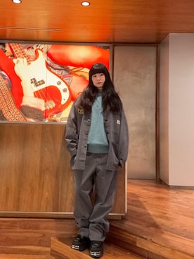 fukuchanさん（レディース・154cm）の春コーディネート