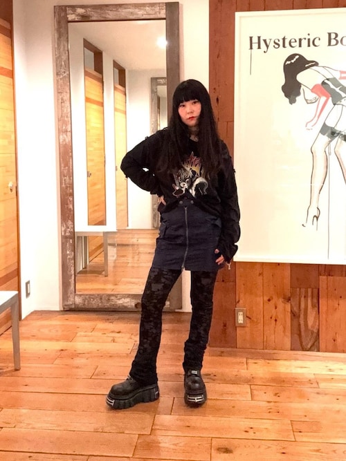 HYSTERIC ROSE柄ジャカード レギンス（その他パンツ）｜HYSTERIC