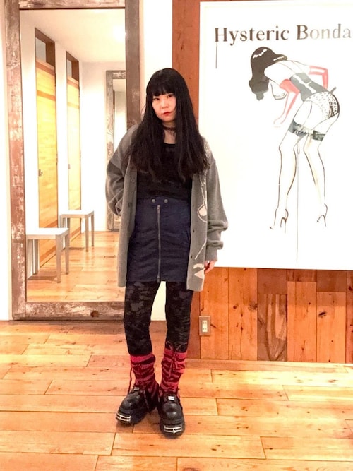HYSTERIC ROSE柄ジャカード レギンス（その他パンツ）｜HYSTERIC