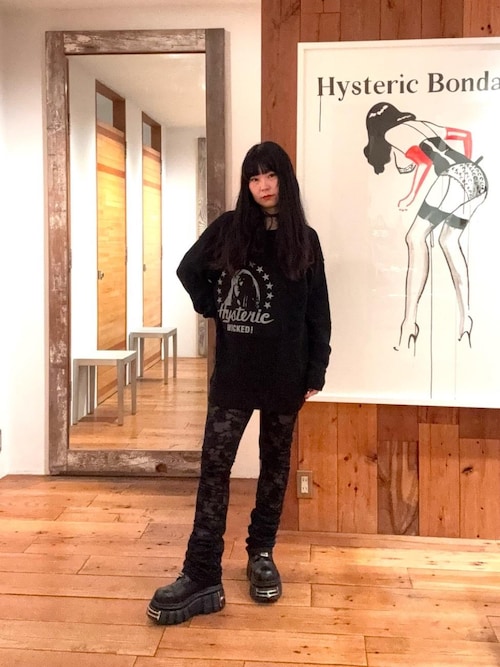 HYSTERIC ROSE柄ジャカード レギンス（その他パンツ）｜HYSTERIC