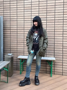 fukuchanさん(レディース・154cm)の春コーディネート