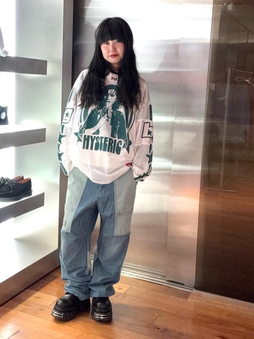 BANANA GIRL ホッケーシャツ（Tシャツ/カットソー）｜HYSTERIC GLAMOUR