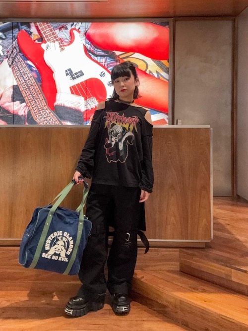 バッグ hysteric glammer see no evil SEE NO EVIL ダッフルバッグ|HYSTERIC GLAMOUR MEN | HYSTERIC GLAMOUR