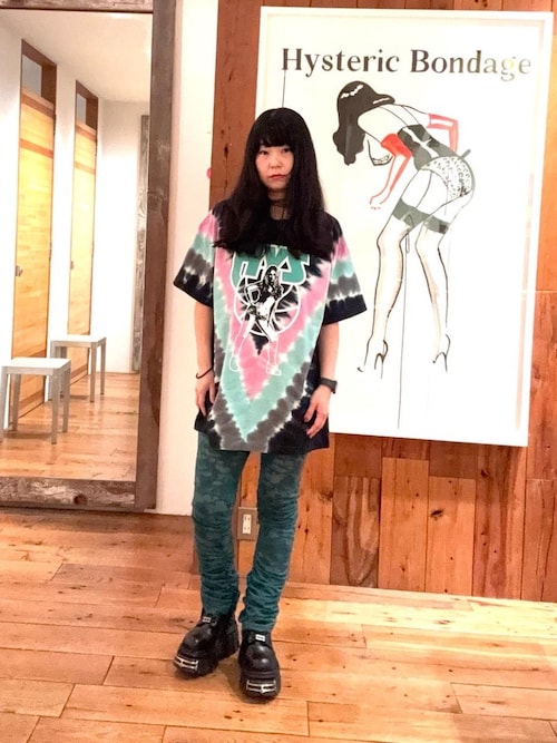 HYSTERIC ROSE柄ジャカード レギンス（その他パンツ）｜HYSTERIC