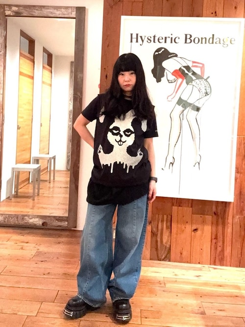 えびちゃん　ヒステリックグラマーTシャツ　2枚 SHE DEVIL HEART刺繍 チビTシャツ|HYSTERIC GLAMOUR WOMEN | HYSTERIC