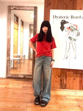 「ヒステリックグラマー」｜fukuchanさん（レディース・154cm）の春コーディネート