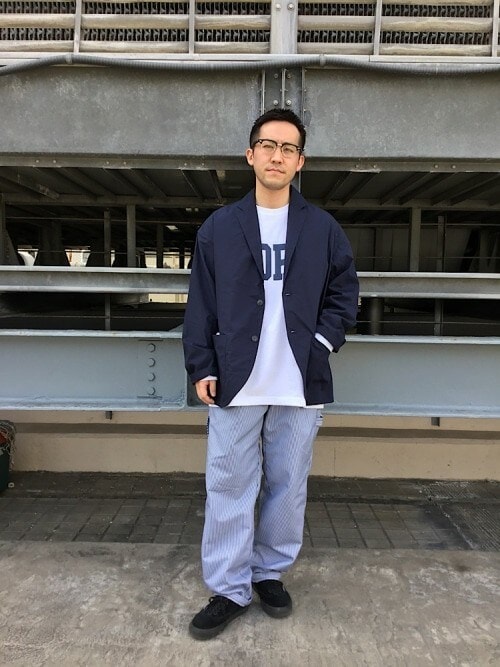 Ships Any 渋谷店力石 優介さんのメガネを使ったコーディネート Zozotown