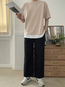 「korea」｜jogunshopさん（メンズ・180cm）の春コーディネート