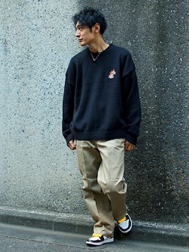 「MFC STORE（エムエフシーストア）のアイテム」を使った、MFC STORE 原宿さん（メンズ・175cm）の秋コーディネート