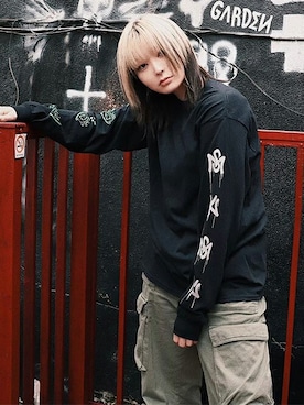 「MFC STORE（エムエフシーストア）のアイテム」を使った、MFC STORE 原宿さん（レディース・171cm）の秋コーディネート