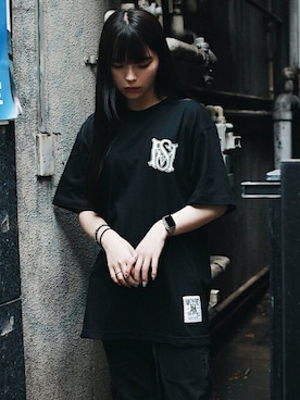 「MFC STORE（エムエフシーストア）のアイテム」を使った、MFC STORE 原宿さん（レディース・156cm）の春コーディネート