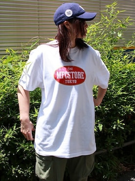 「MFC STORE（エムエフシーストア）のアイテム」を使った、MFC STORE 原宿さん（レディース・171cm）の夏コーディネート