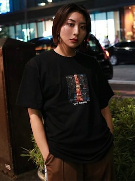 「MFC STORE（エムエフシーストア）のアイテム」を使った、MFC STORE 原宿さん（レディース・160cm）の秋コーディネート