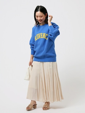 「Simplicite（サンプリシテ）のアイテム（バッグ）」を使った、asakoさん（レディース・153cm）の春コーディネート