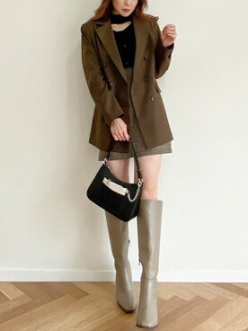 rina momiuraさん（レディース・157cm）の秋コーディネート