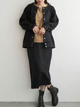 「ダンボール素材」｜ikka HEAD OFFICE01さん（レディース・168cm）の秋コーディネート