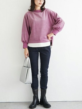 ikka HEAD OFFICE01さん(レディース・168cm)の冬コーディネート