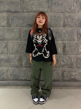 「ロンＴ」｜ニチさん（レディース・152cm）の夏コーディネート