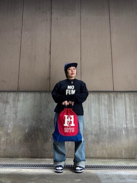 「アイテム（パンツ）」を使った、ニチさん（レディース・152cm）の秋コーディネート
