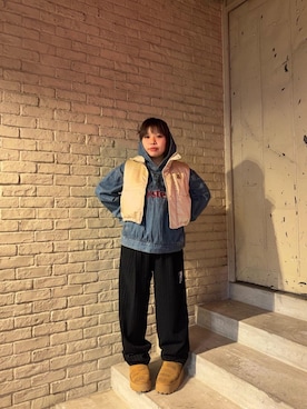 「HYSTERIC GLAMOUR（ヒステリックグラマー）のアイテム」を使った、ニチさん（レディース・152cm）の秋コーディネート