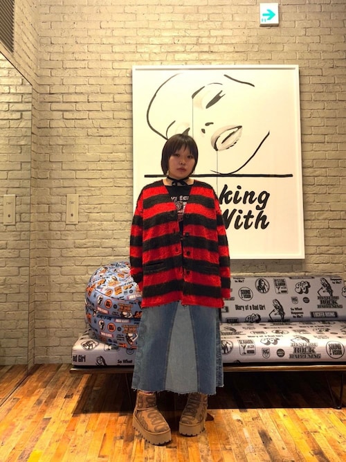 HYSTERIC GLAMOUR（ヒステリックグラマー） スカート SNAKE LOOP