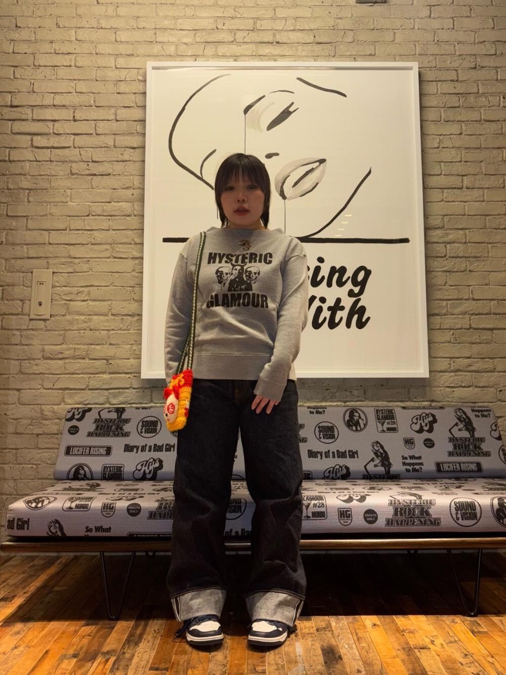 HYSTERIC GLAMOUR（ヒステリックグラマー）の「手編みミニサコッシュ