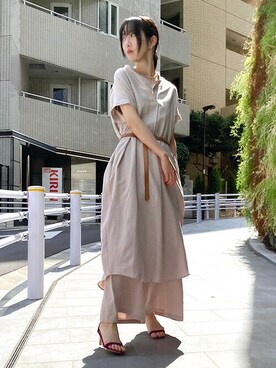 NICOLE whiteさん（レディース・163cm）の夏コーディネート