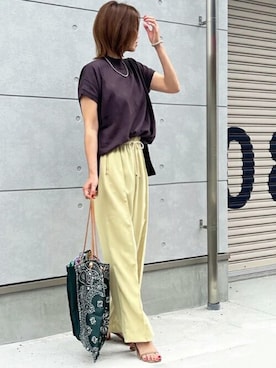「Ciena」｜STYLEDOORさん（レディース・158cm）の夏コーディネート