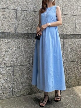 「Emma Taylor（エマテイラー）のアイテム（ワンピース）」を使った、STYLEDOORさん（レディース・166cm）の夏コーディネート