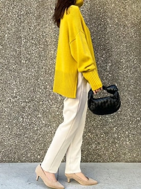 「CIENA（シエナ）のアイテム（トップス）」を使った、STYLEDOORさん（レディース・158cm）の冬コーディネート