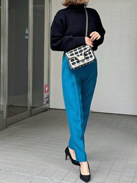 STYLEDOORさん（レディース・158cm）の冬コーディネート
