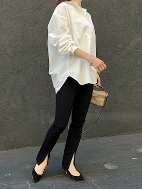 「Emma Taylor（エマテイラー）のアイテム（パンツ）」を使った、STYLEDOORさん（レディース・158cm）の春コーディネート