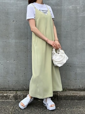 「Emma Taylor（エマテイラー）のアイテム（ワンピース）」を使った、STYLEDOORさん（レディース・158cm）の春コーディネート
