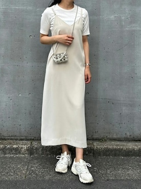 「Emma Taylor（エマテイラー）のアイテム（ワンピース）」を使った、STYLEDOORさん（レディース・165cm）の春コーディネート