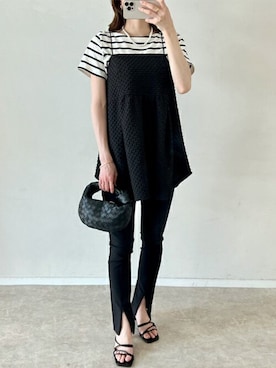 「Emma Taylor（エマテイラー）のアイテム（パンツ）」を使った、STYLEDOORさん（レディース・158cm）の夏コーディネート