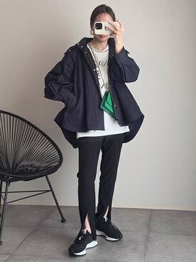 「Emma Taylor（エマテイラー）の3WAYフレアーマウンテンパーカー（マウンテンパーカー）」を使った、STYLEDOORさん（レディース・157cm）の冬コーディネート