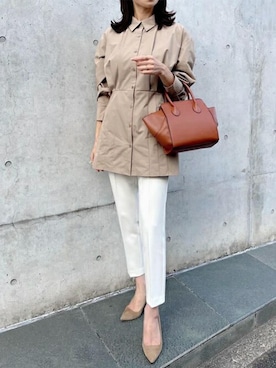 「バルーンブラウス」｜STYLEDOORさん（レディース・169cm）の春コーディネート
