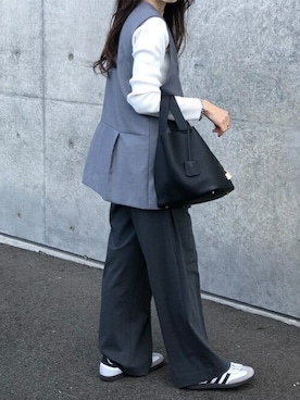 「バックフレア」｜STYLEDOORさん（レディース・156cm）の春コーディネート
