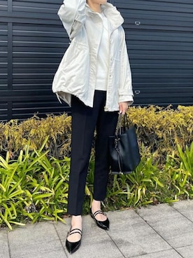 「エマテイラー」｜「アイテム（ブルゾン）」を使った、STYLEDOORさん（レディース・169cm）の春コーディネート