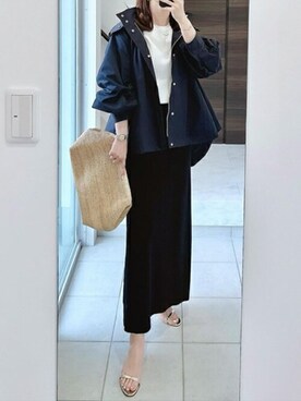 「Emma Taylor（エマテイラー）の3WAYフレアーマウンテンパーカー（マウンテンパーカー）」を使った、STYLEDOORさん（レディース・161cm）の春コーディネート