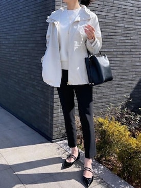 「エマテイラー」｜「アイテム（ブルゾン）」を使った、STYLEDOORさん（レディース・169cm）の春コーディネート
