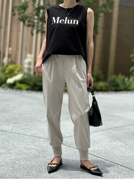 「Emma Taylor（エマテイラー）のアイテム（パンツ）」を使った、STYLEDOORさん（レディース・158cm）の夏コーディネート