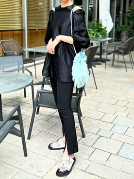 「Emma Taylor（エマテイラー）のアイテム（パンツ）」を使った、STYLEDOORさん（レディース・164cm）の夏コーディネート