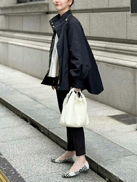 「Emma Taylor（エマテイラー）の3WAYフレアーマウンテンパーカー（マウンテンパーカー）」を使った、STYLEDOORさん（レディース・157cm）の秋コーディネート