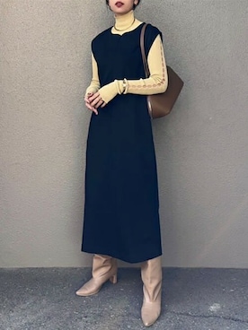 STYLEDOORさん(レディース・163cm)の冬コーディネート