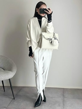 「Emma Taylor（エマテイラー）のアイテム」を使った、STYLEDOORさん（レディース・157cm）の冬コーディネート