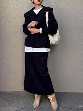 STYLEDOORさん(レディース・163cm)の冬コーディネート