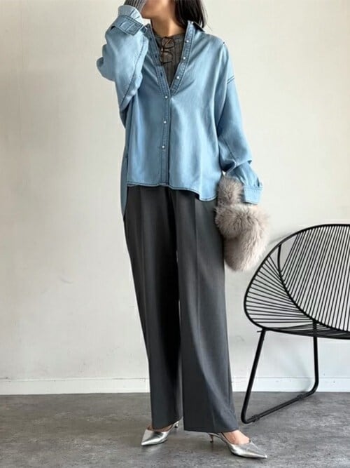 ニット セーター 「春ニット」シアーリブクルーネックニットプルオーバー レディース 春ニット】シアーリブクルーネックニットプルオーバー Emma